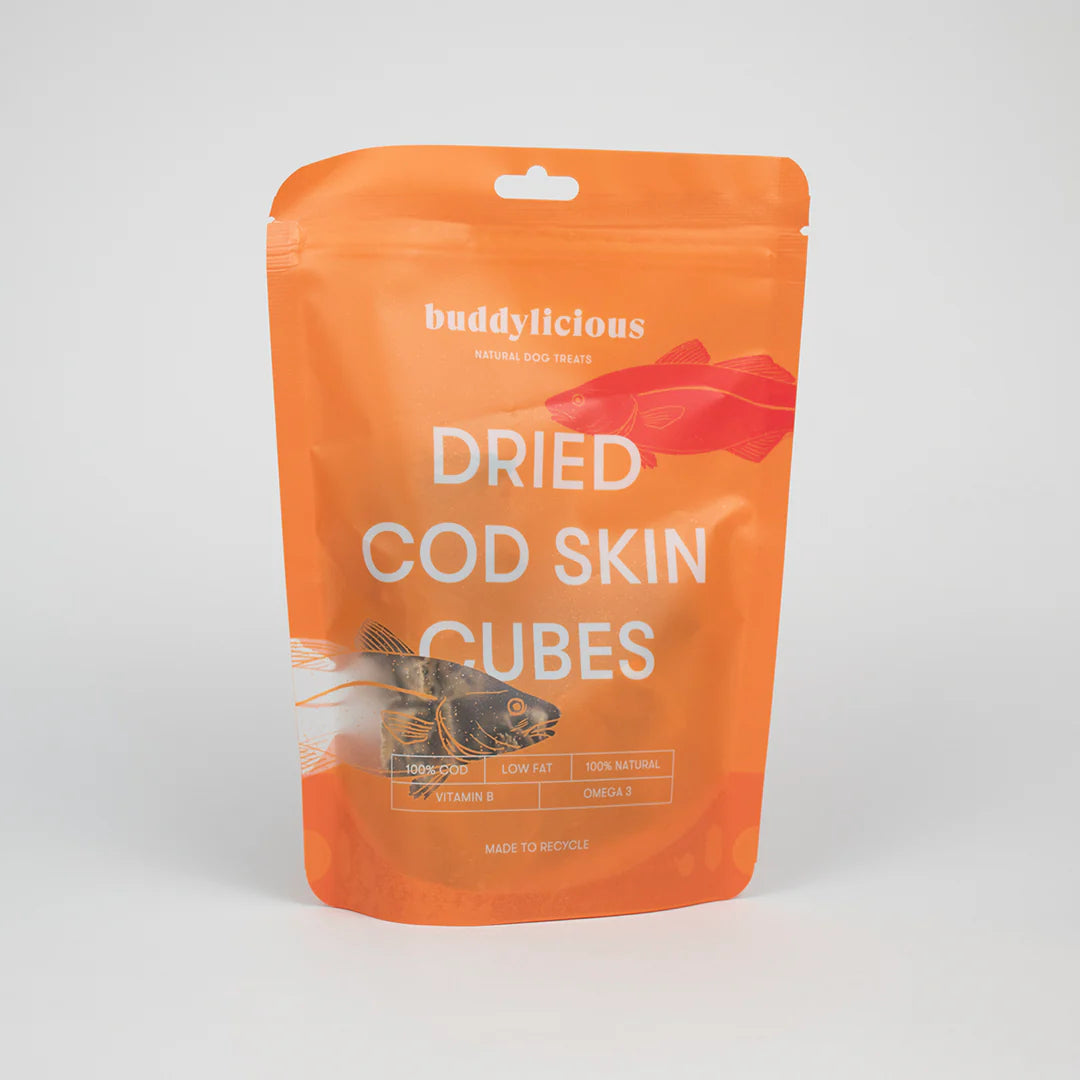 Dried Cod Skin Cubes