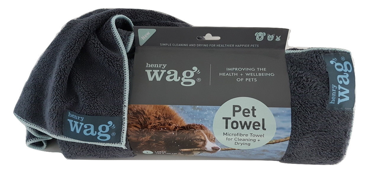Henry Wag Microfibre Cleaning Towel - Large