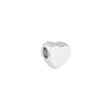 Heart Pawprint Memorial Charm Bead - Engraved